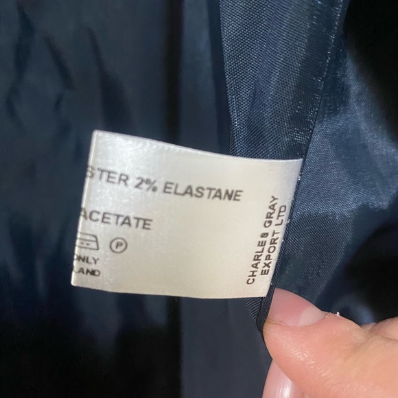 NWT Helene Berman London patterned Trench Coat - Picture 7 of 7